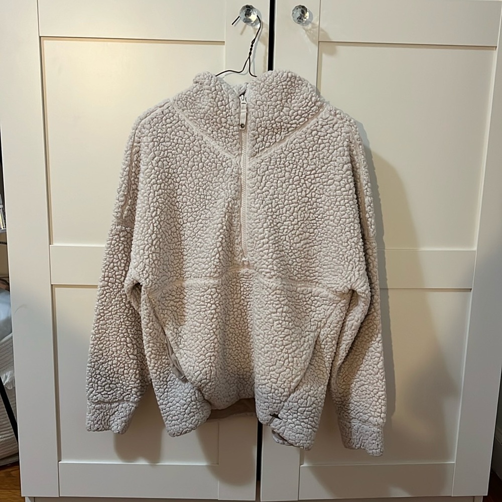Prana Fleece Half Zip Sweatshirt with Hood